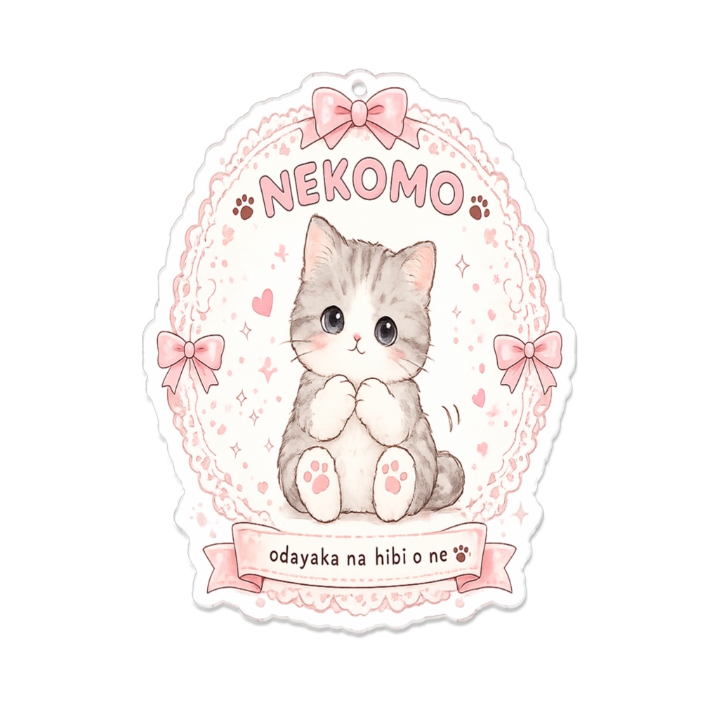 【NEKOMO】きゅるねこアクリルキーホルダー｜かわいい猫グッズ