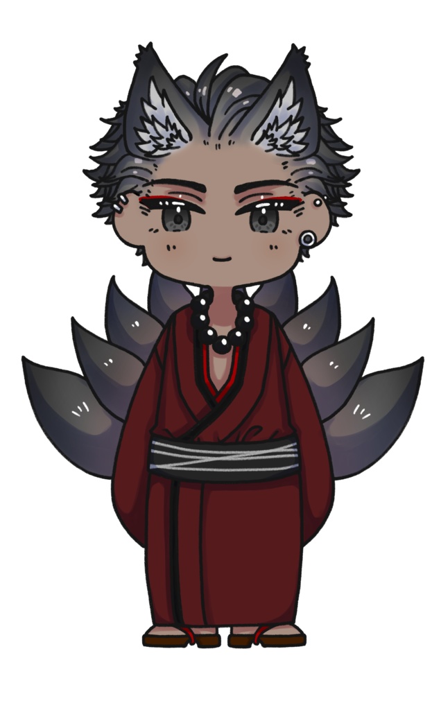 九尾狐ナックスアクキー