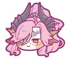 【食物語】顔だけアクリルバッチ