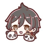 【食物語】顔だけアクリルバッチ