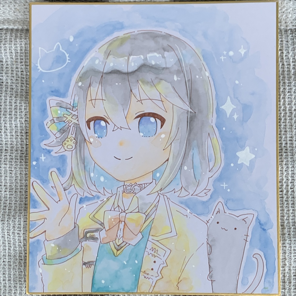手書き色紙・宮舞モカ