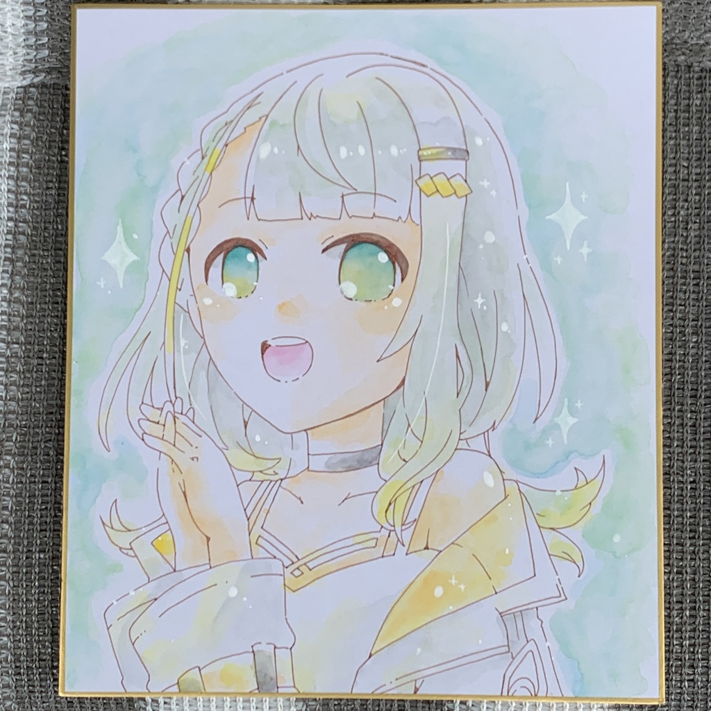 手書き色紙・紡乃世詞音