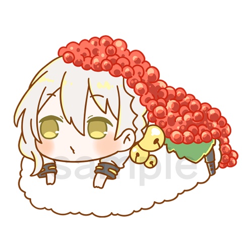 ボイロボイスピ寿司ステッカー