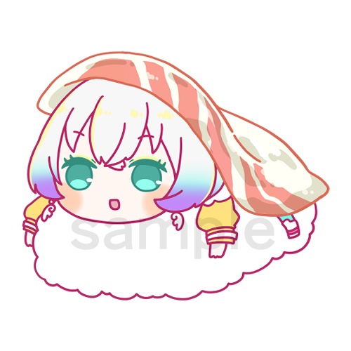 ボイロボイスピ寿司ステッカー