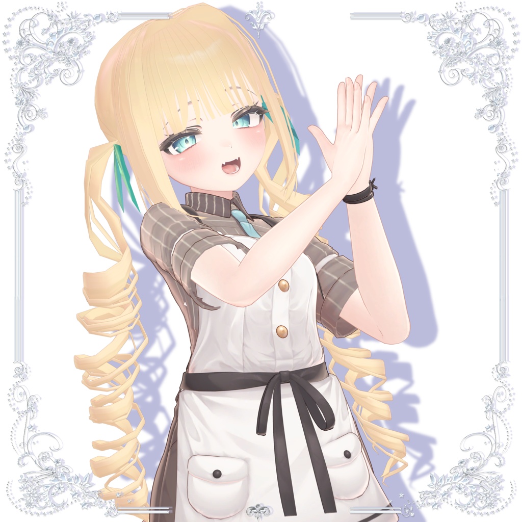 【5アバター対応】くるくるロールツイン【MA対応】