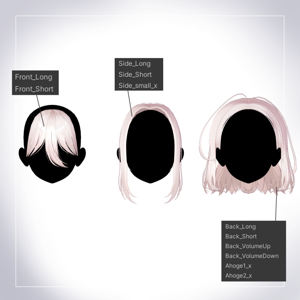 【SALE】さみだれボブ - Samidare Bob Hair-【15アバター対応】
