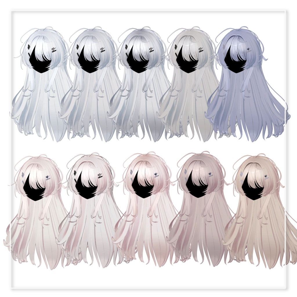 【SALE】メルティロングヘア - Melty Long Hair -【16アバター対応】