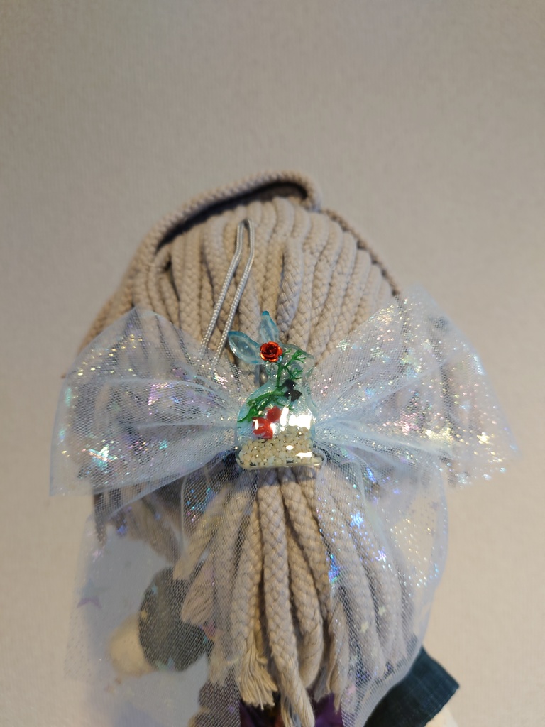 ヘアゴム　金魚　うさぎ型