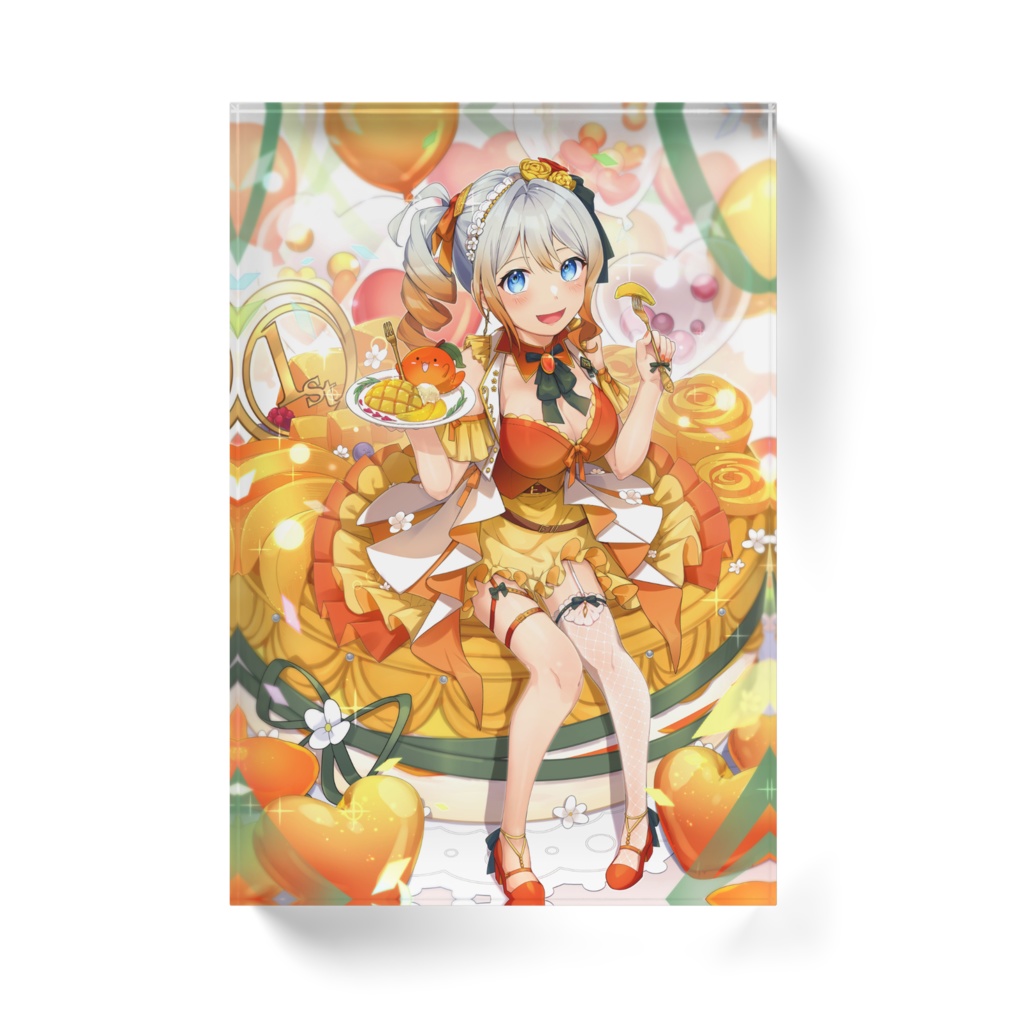 1周年アクリルブロック