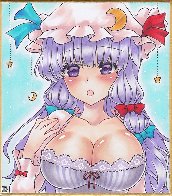 【ミニ色紙】パチュリー・ノーレッジ