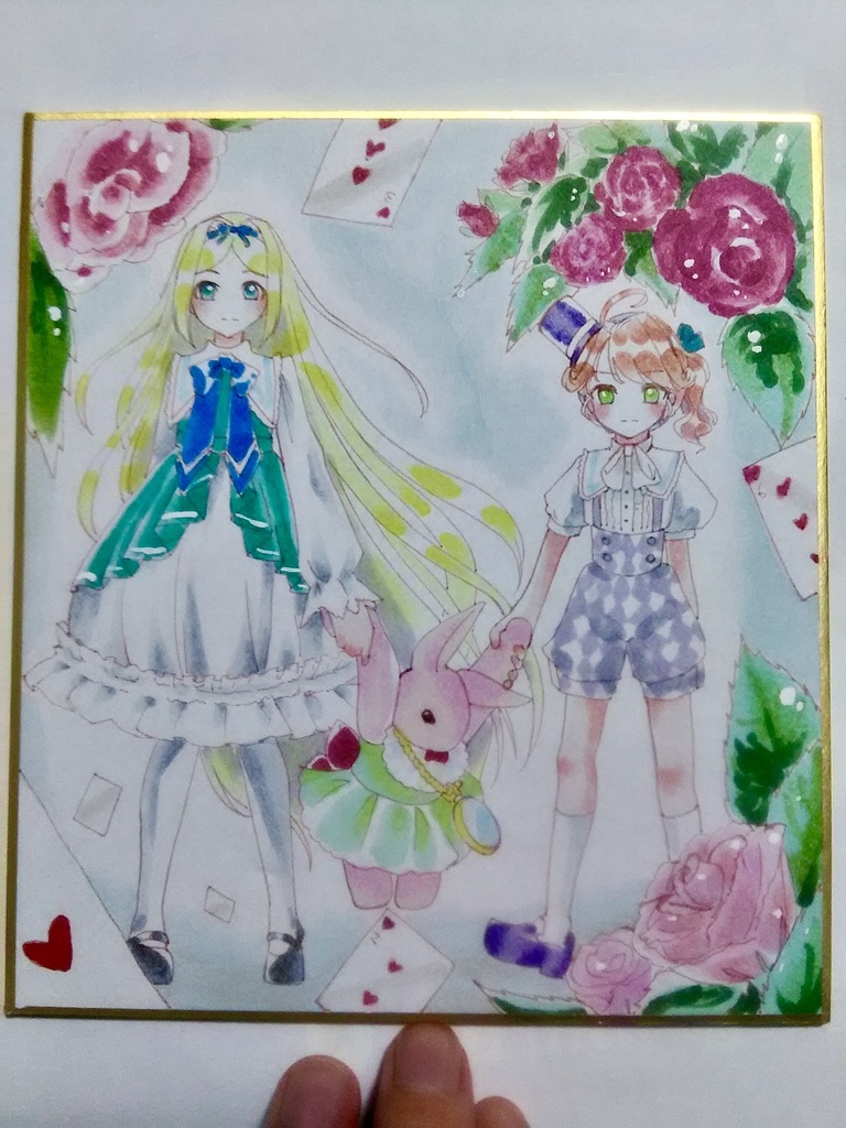 【受注制作】直筆ミニ色紙