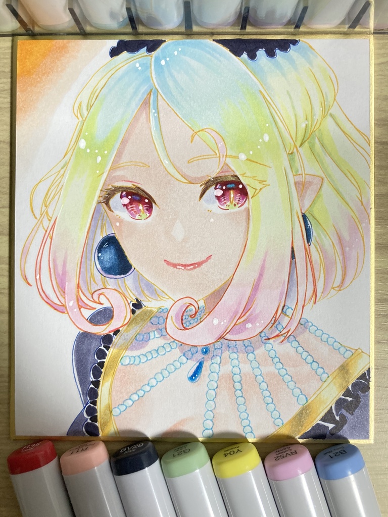 【受注制作】直筆ミニ色紙