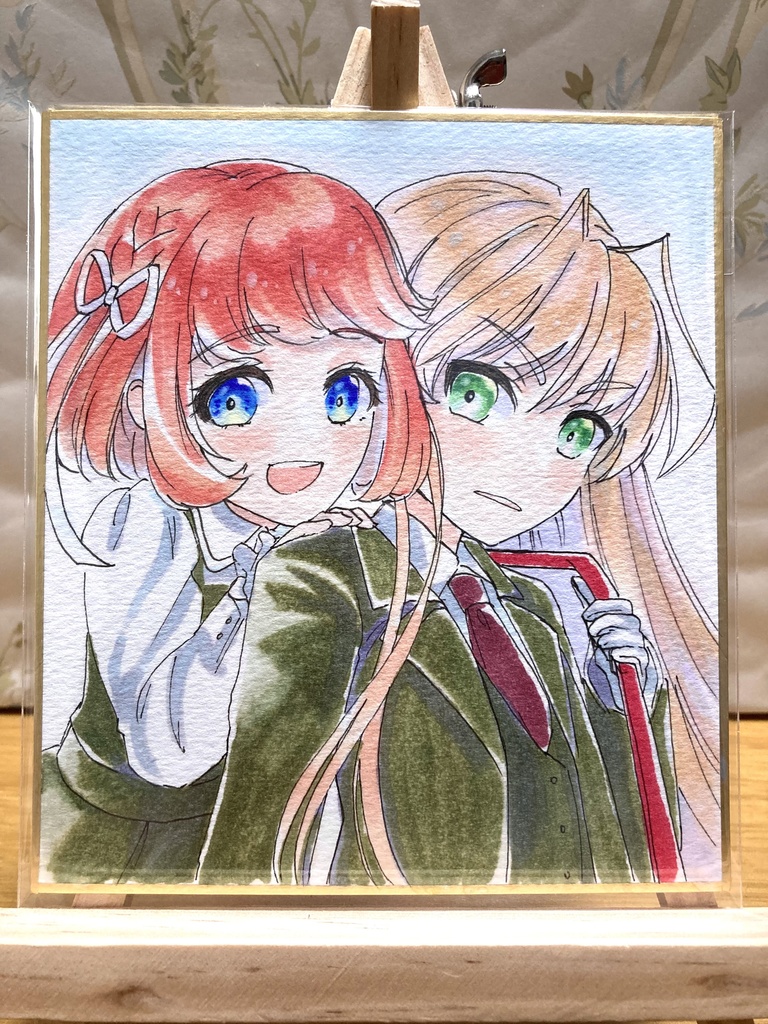 【直筆色紙】セシル&エマ