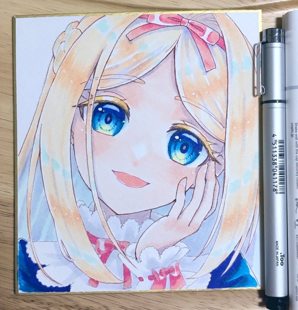 かきおろし直筆色紙(リシュナ)