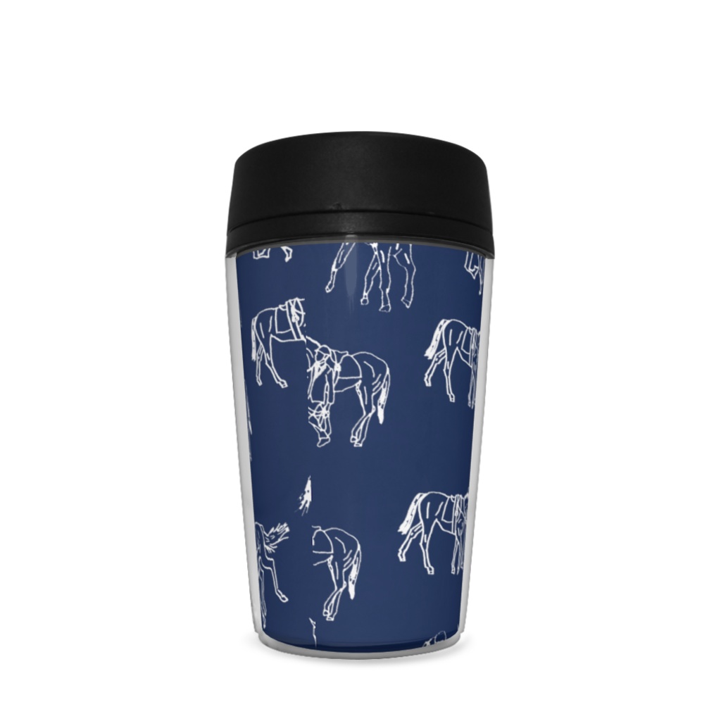 馬散らし柄〈藍〉 タンブラー