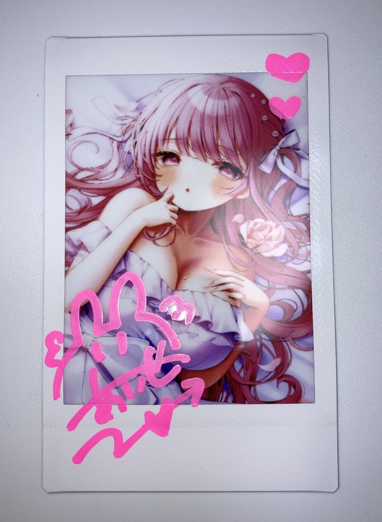 【販売終了】1周年記念チェキ🤍【直筆サイン入り】