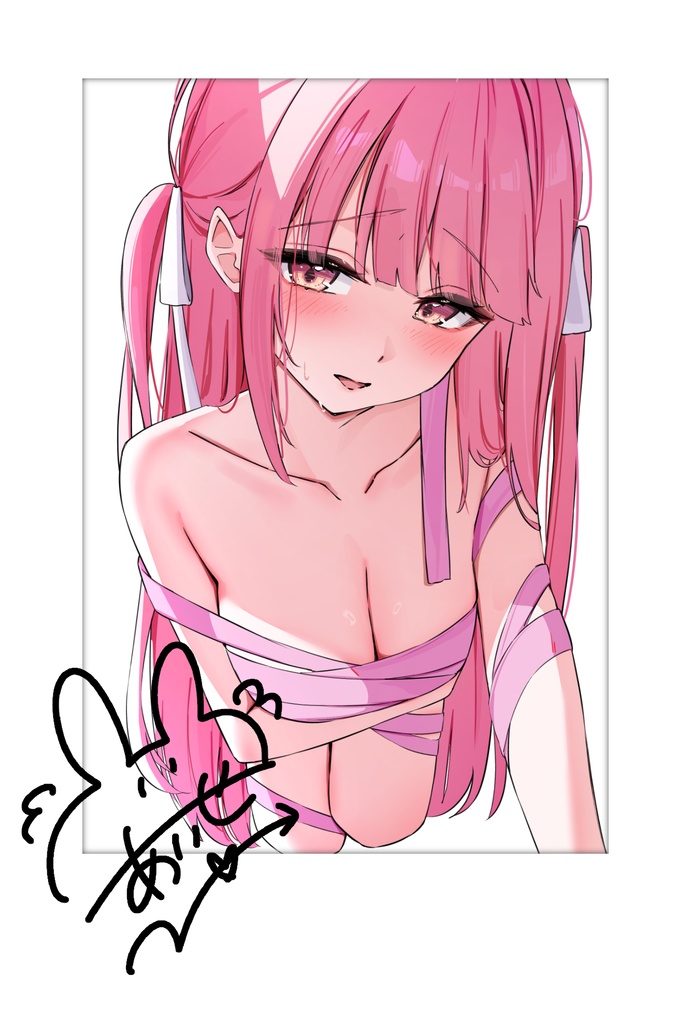 【販売終了】5万人前祝いチェキ🤍【直筆サイン入り】