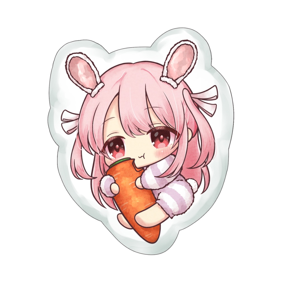 【販売終了】🐰うさぎあいせのミニクッション🤍【6万人記念グッズ】