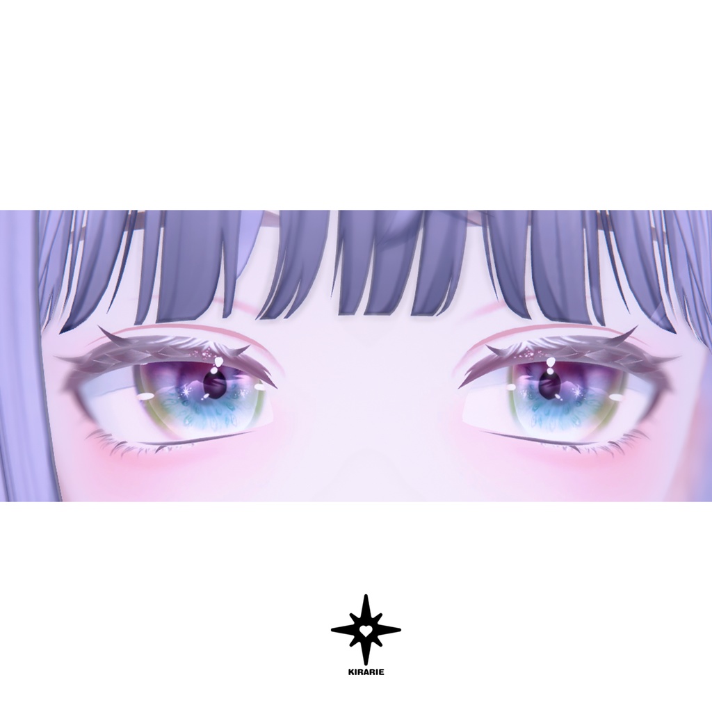 【森羅 Shinra】 Prism cat eye texture (10color) + makeup