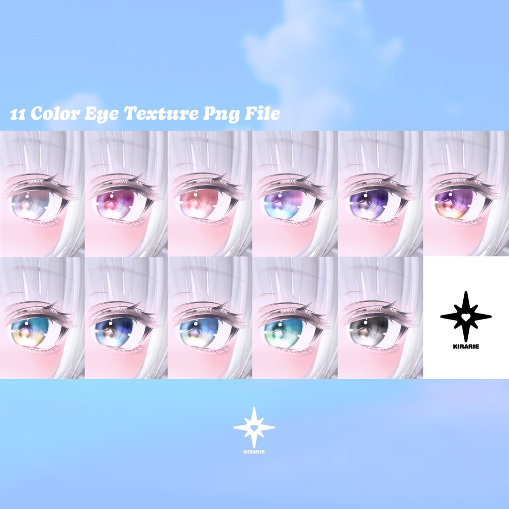 【Milfy,Shinra,Shinano】sunlit eye tex (10color) + face&body makeup
