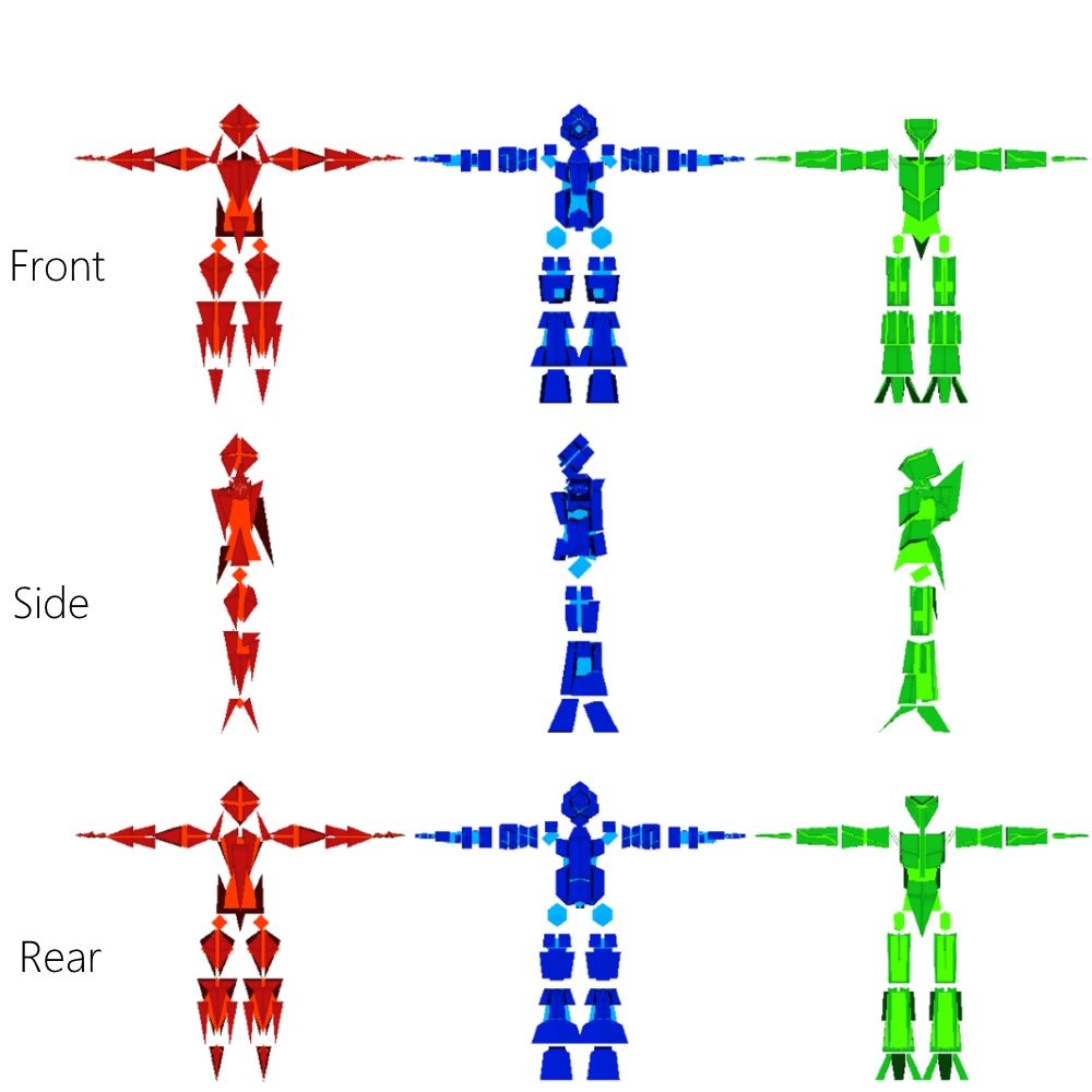 【無料あり】【VRchat向け3Dモデル】Ltypeシリーズ【Quest対応】