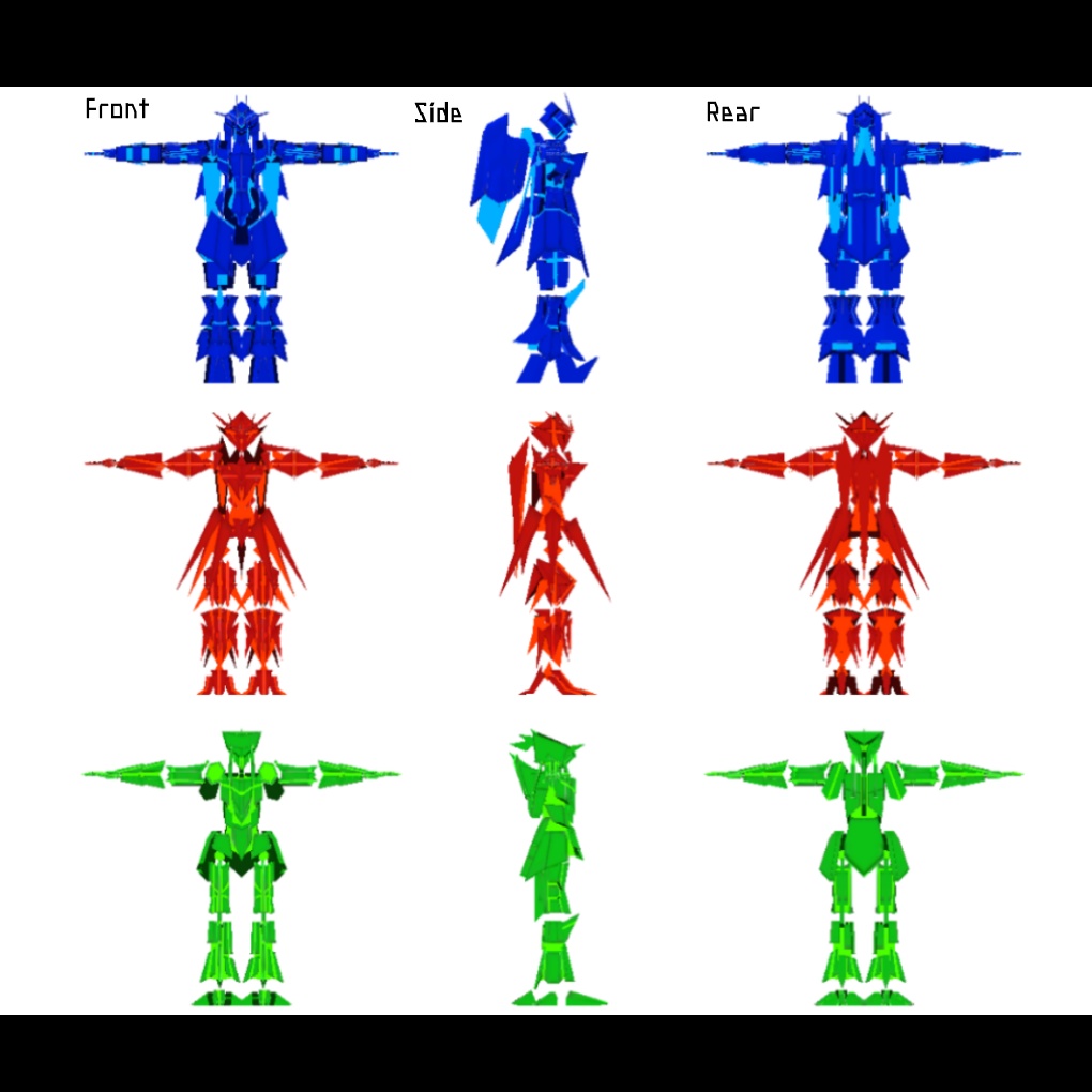 【VRChat向け3Dモデル】L2Typeシリーズ【Quest対応】