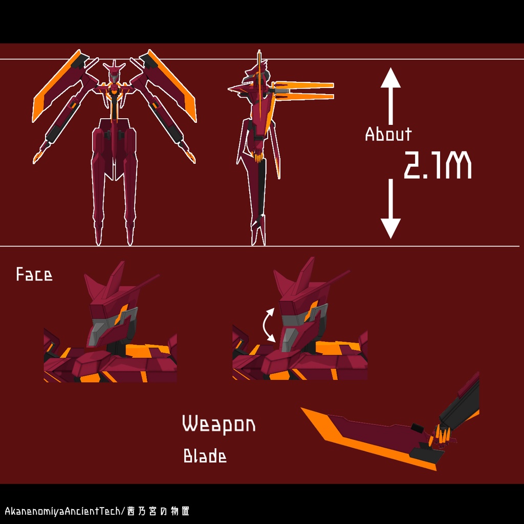 【VRChat向けオリジナルモデル】Lenea_Folkeus/Lonis_Fedorius【Quest対応版あり】