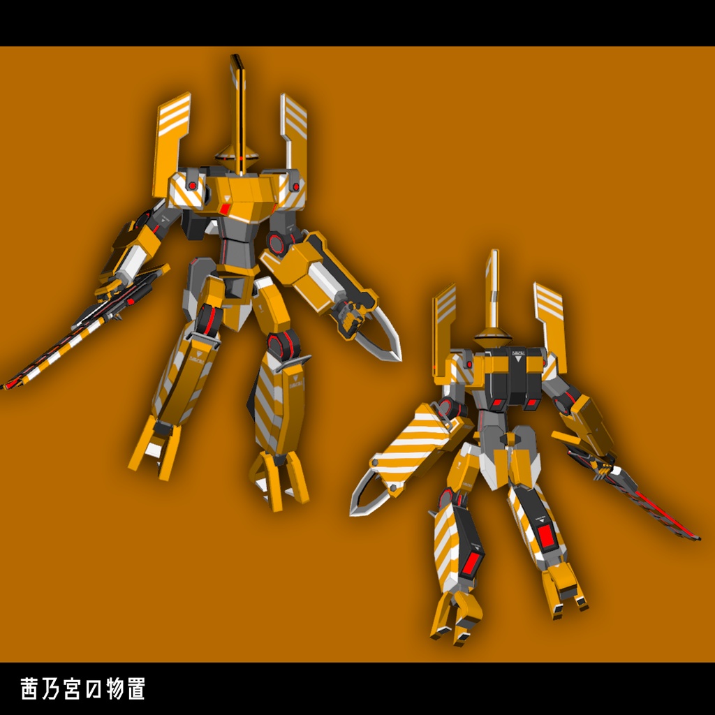 【VRChat向けオリジナルモデル】TowerFace/タワーフェイス【Quest対応版あり】