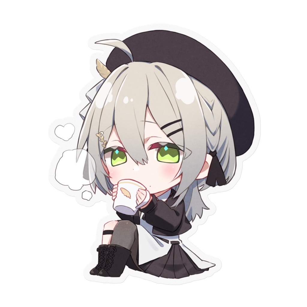 ミニキャラステッカーA(クリア)