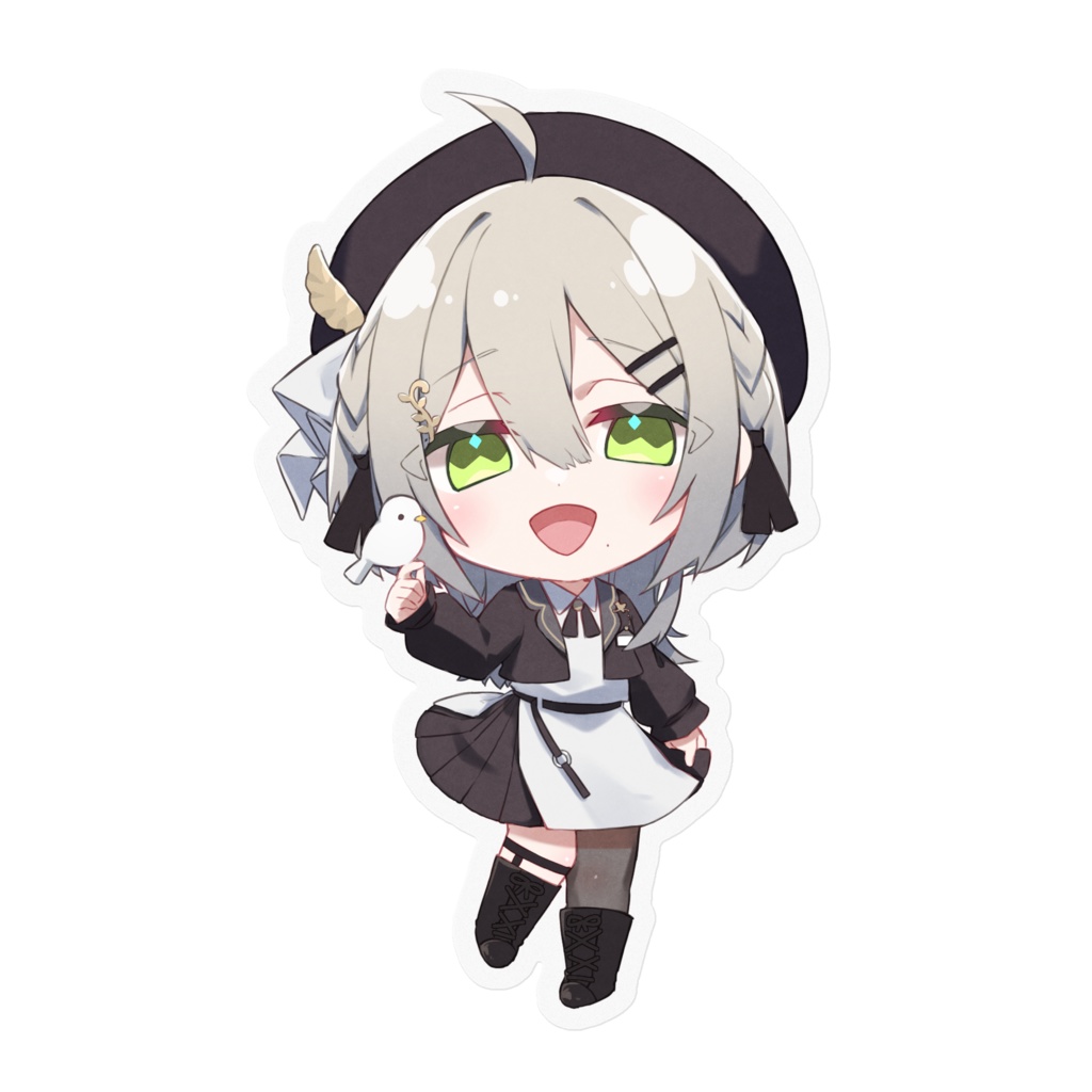 ミニキャラステッカーB（クリア）