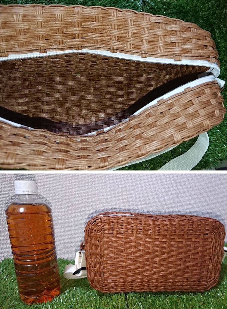 かご風ショルダーバッグ(ブラウン) *受注生産*