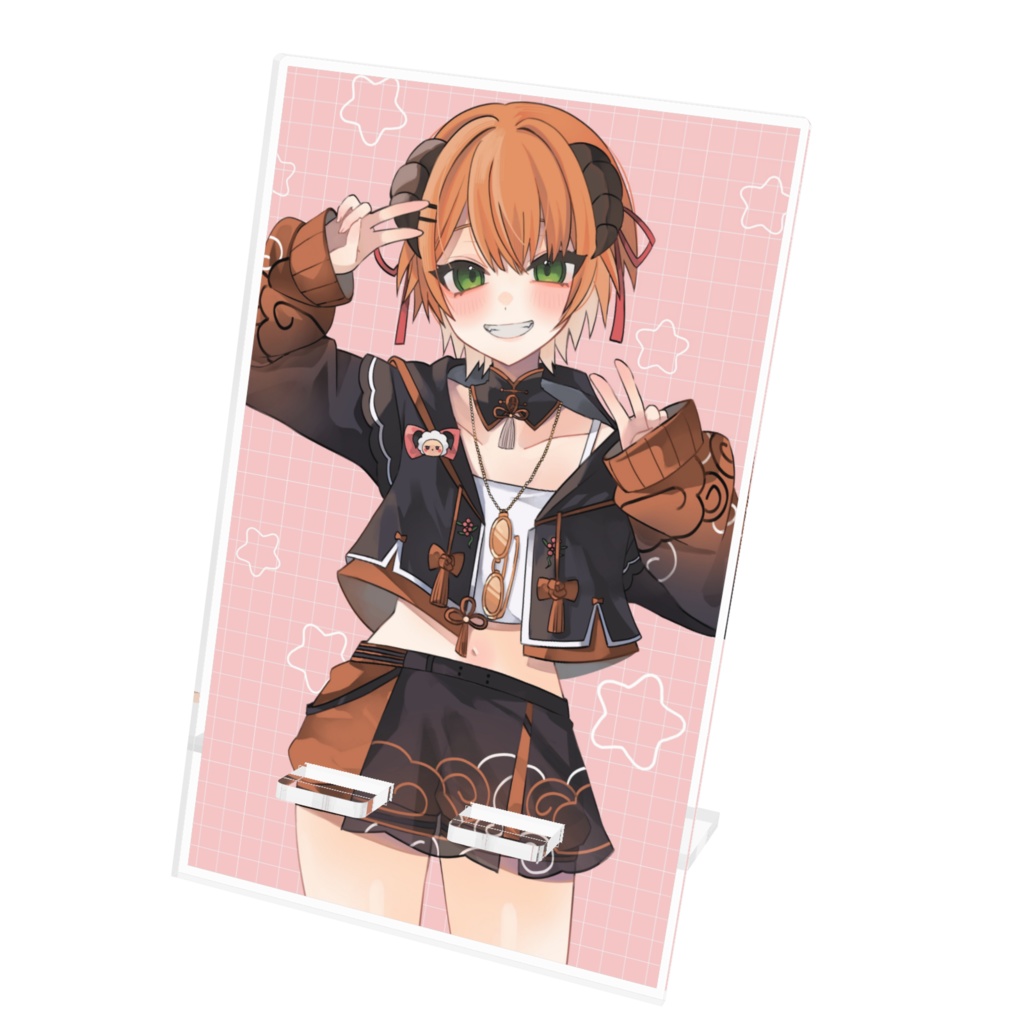 アクリルスマホスタンド