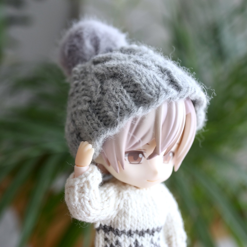 ニット帽 アラン模様(ねんどろいど )