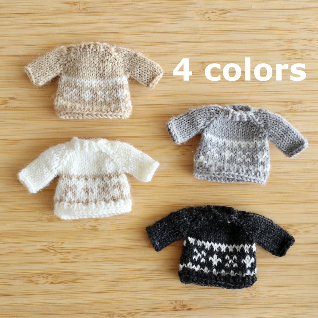 セーター 模様編み(ねんどろいどどーる)