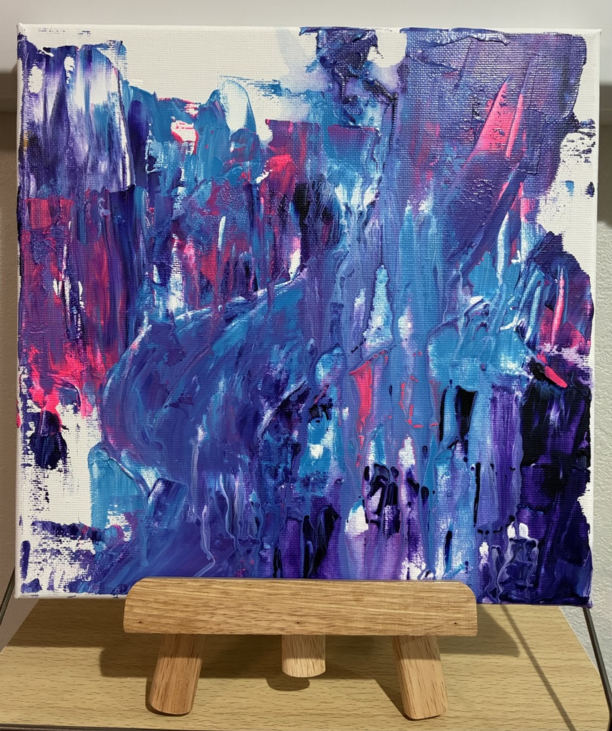 【アクリル原画】髪の毛