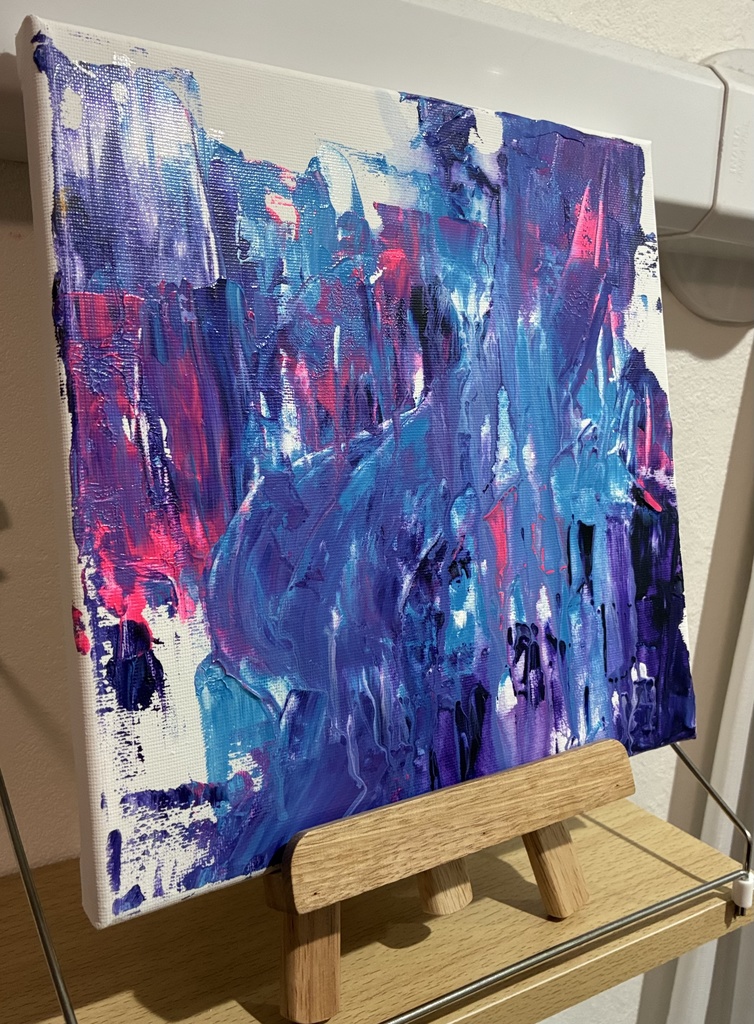 【アクリル原画】髪の毛