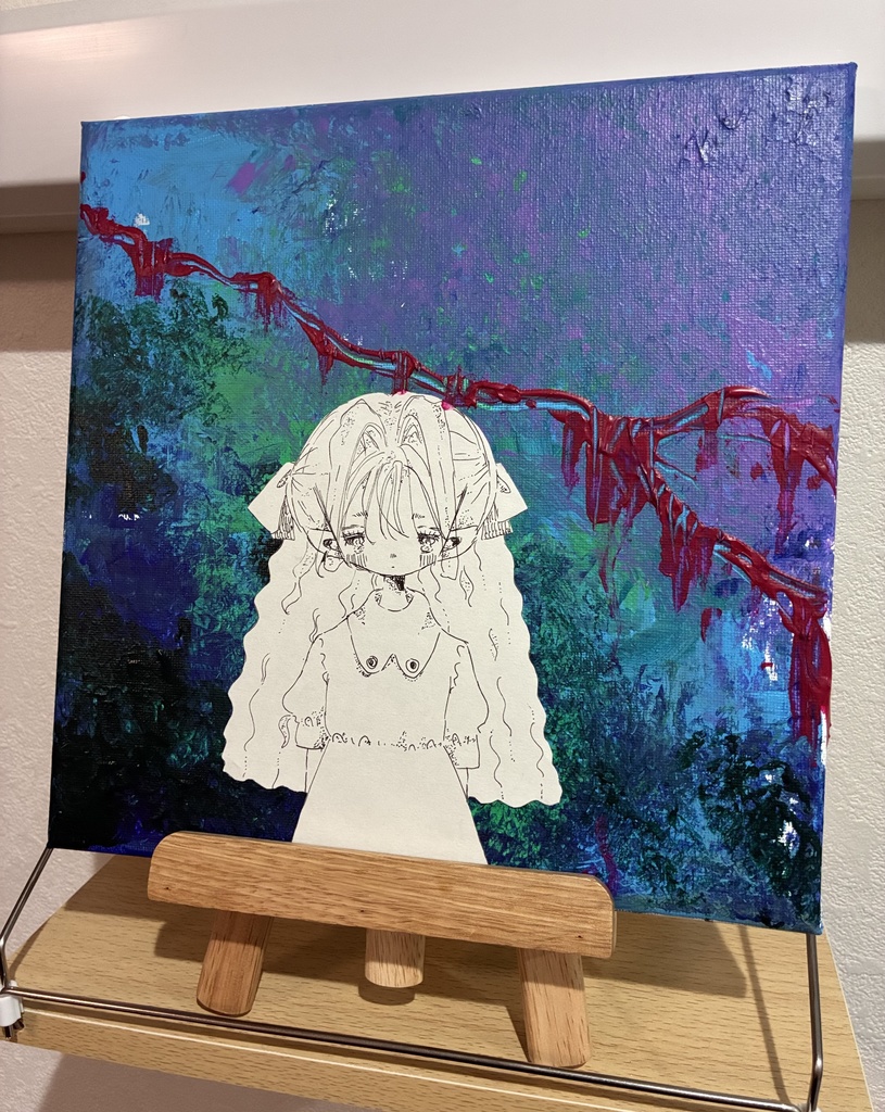 【アクリル原画】美しい人