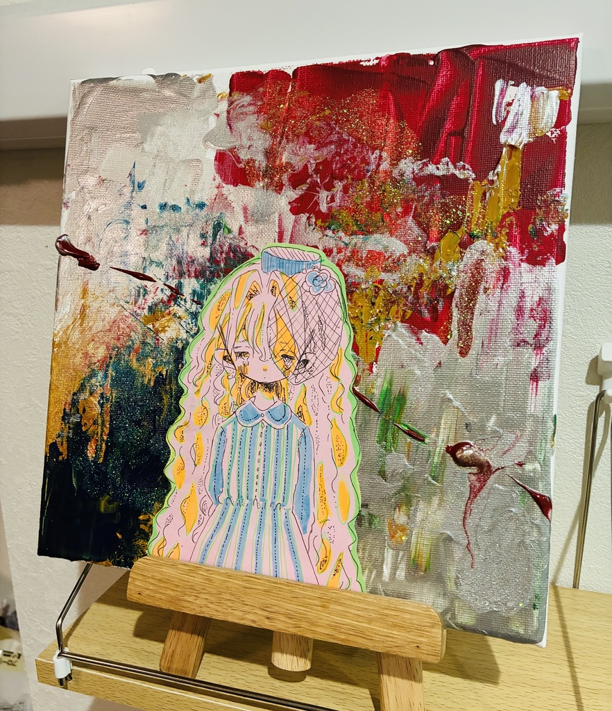 【一点物】思春期【アクリル原画】