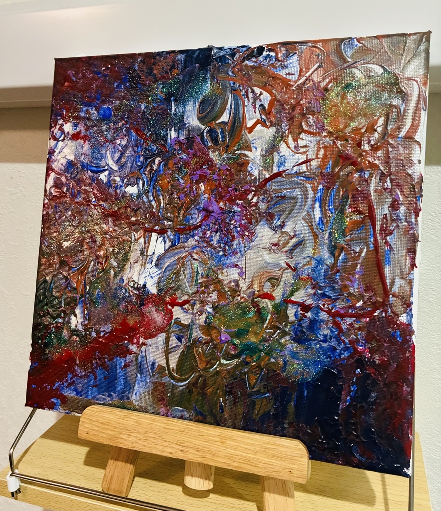 【抽象画】怒号