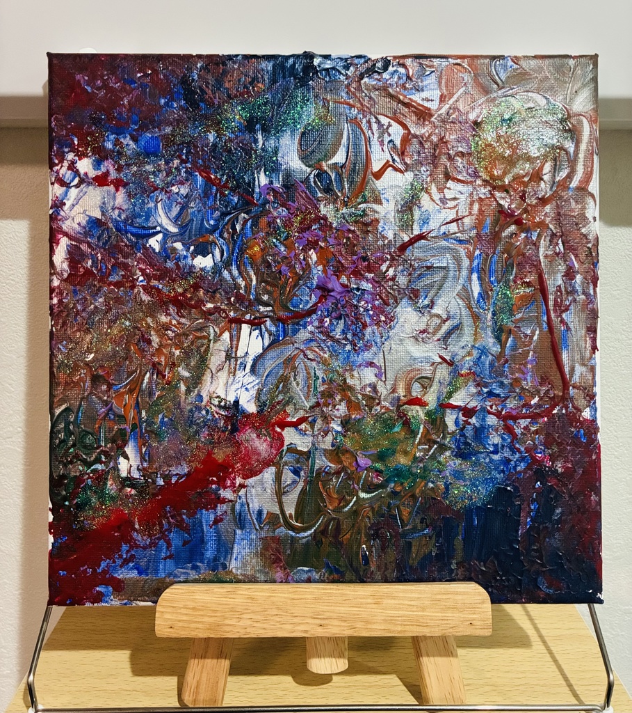 【抽象画】怒号