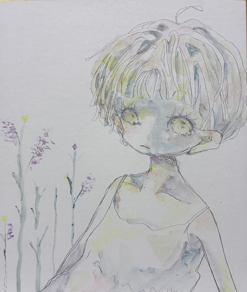 【水彩色紙】声
