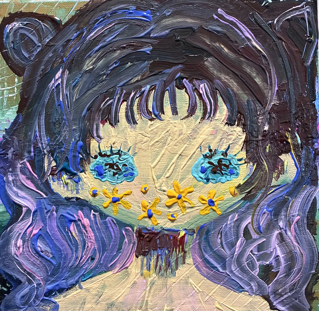 【アクリル画】花の名前
