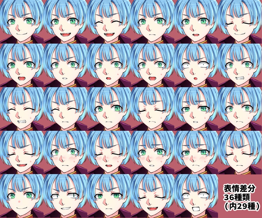 【立ち絵素材】ファンタジー魔法系少年