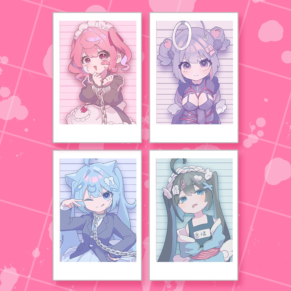 マグショット風チェキ