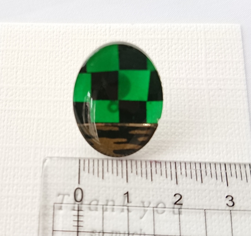 鬼滅の刃竈門炭治郎イメージピアス(長丸)