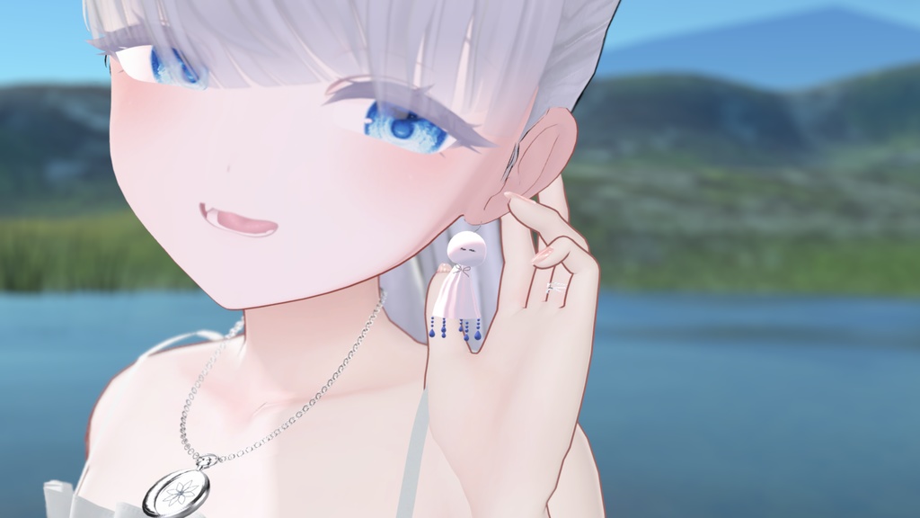 【びしょぬれのしずくさん対応】てるてるピアス