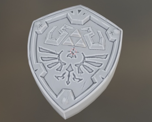 ゼルダの盾(未完成)