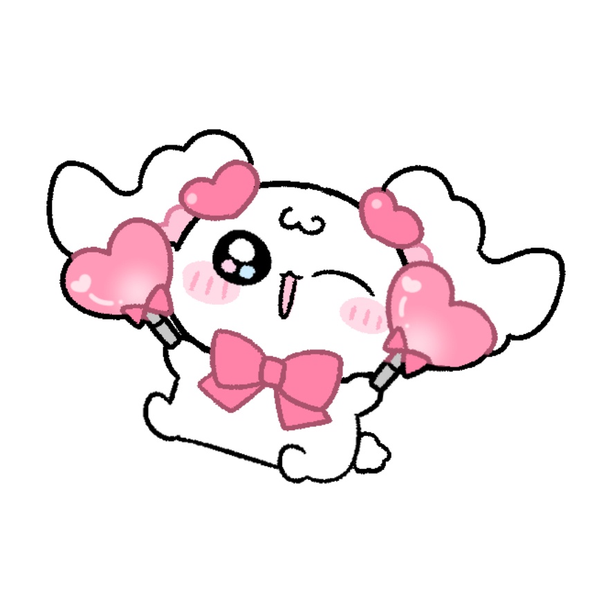 ふあちゃむ推し色ステッカー♡ピンク
