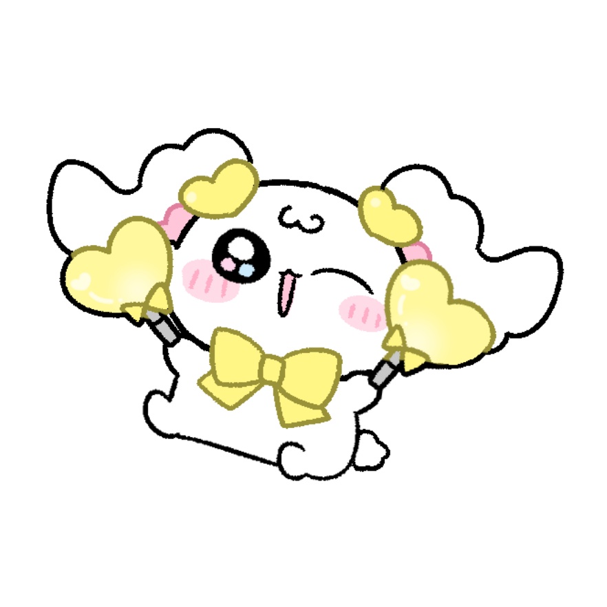 ふあちゃむ推し色ステッカー♡イエロー