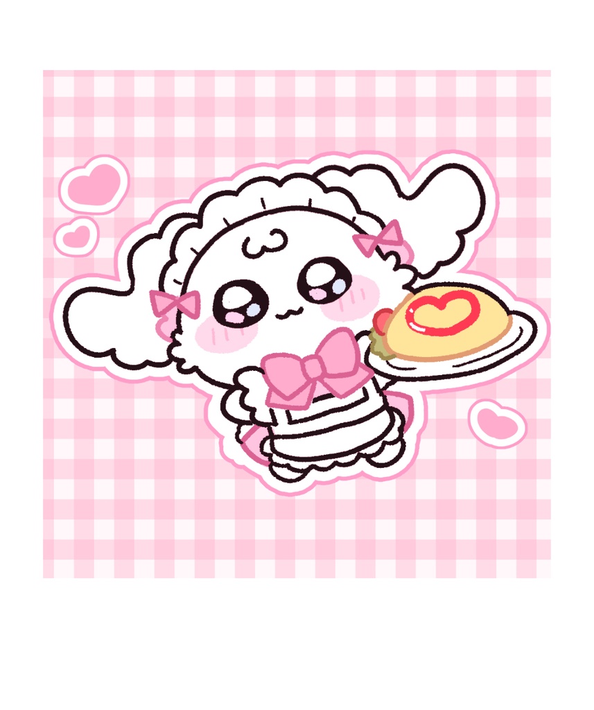 ふあちゃむのメイドチェキ風カード
